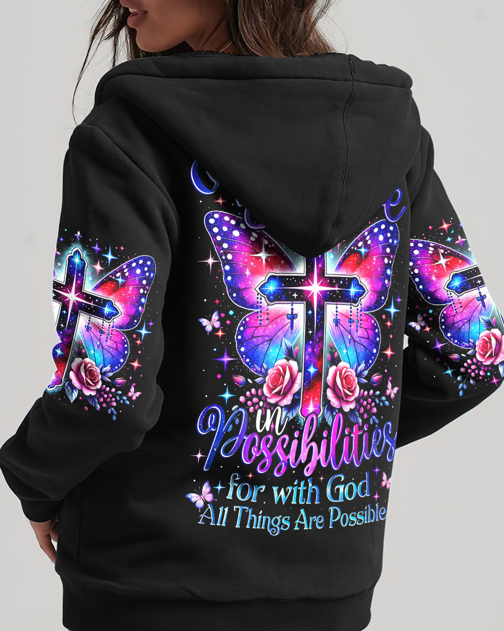 With God All Things Are Possible Women's All Over Print  Shirt - Tytm2102252
