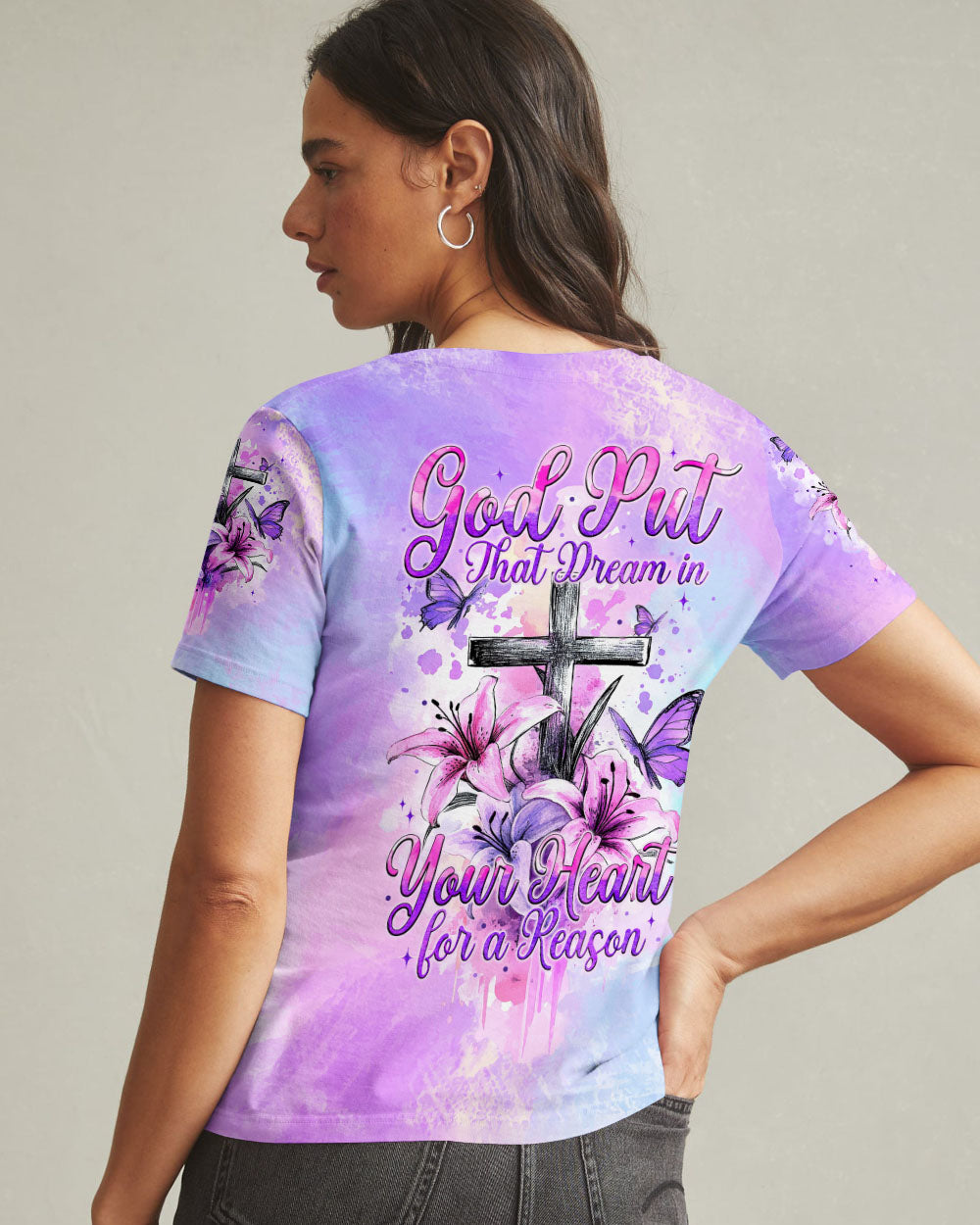 God Put The Dream In Your Heart For A Reason Women's All Over Print Shirt - Tytm2108244