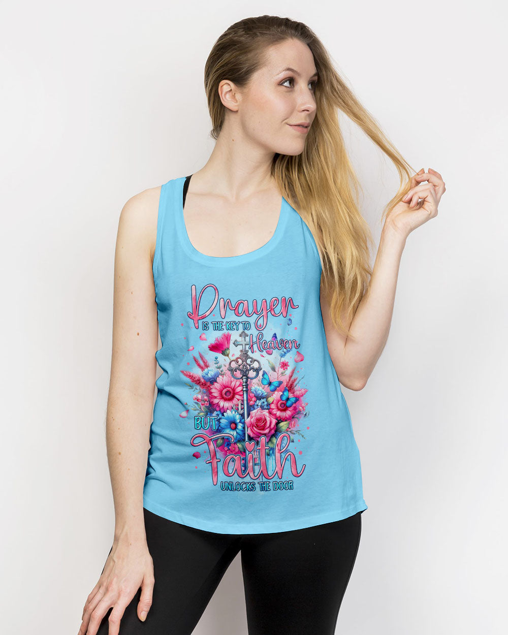 Prayer Is The Key To Heaven Women's All Over Print Shirt - Tytm2211231