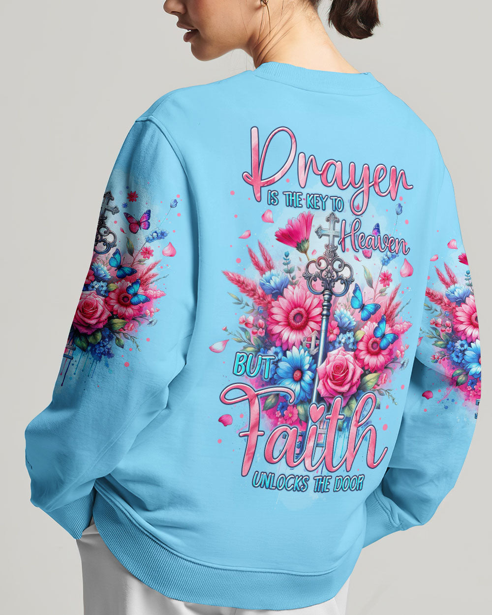Prayer Is The Key To Heaven Women's All Over Print Shirt - Tytm2211231