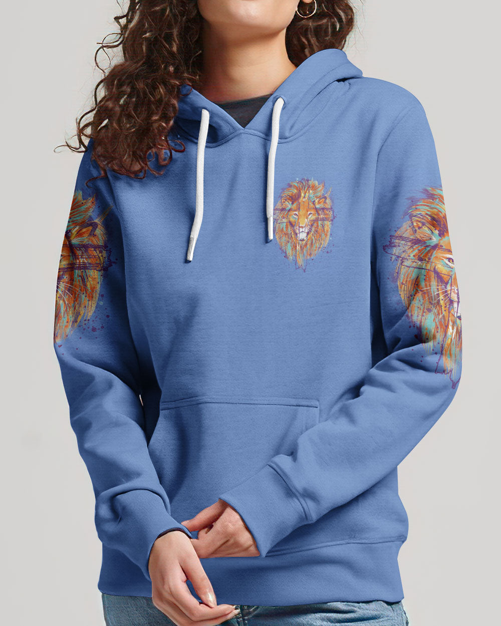 I Will Not Be Shaken Lion Women's All Over Print Shirt - Tytm2401244