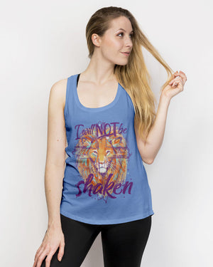 I Will Not Be Shaken Lion Women's All Over Print Shirt - Tytm2401244
