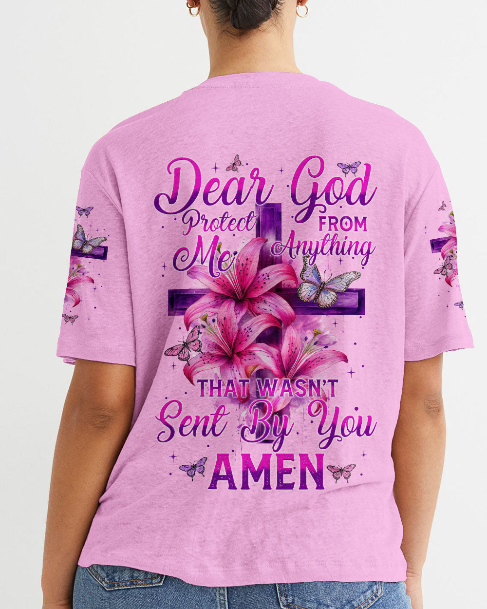 Dear God Protect Me Women's All Over Print Shirt - Tytm2606245