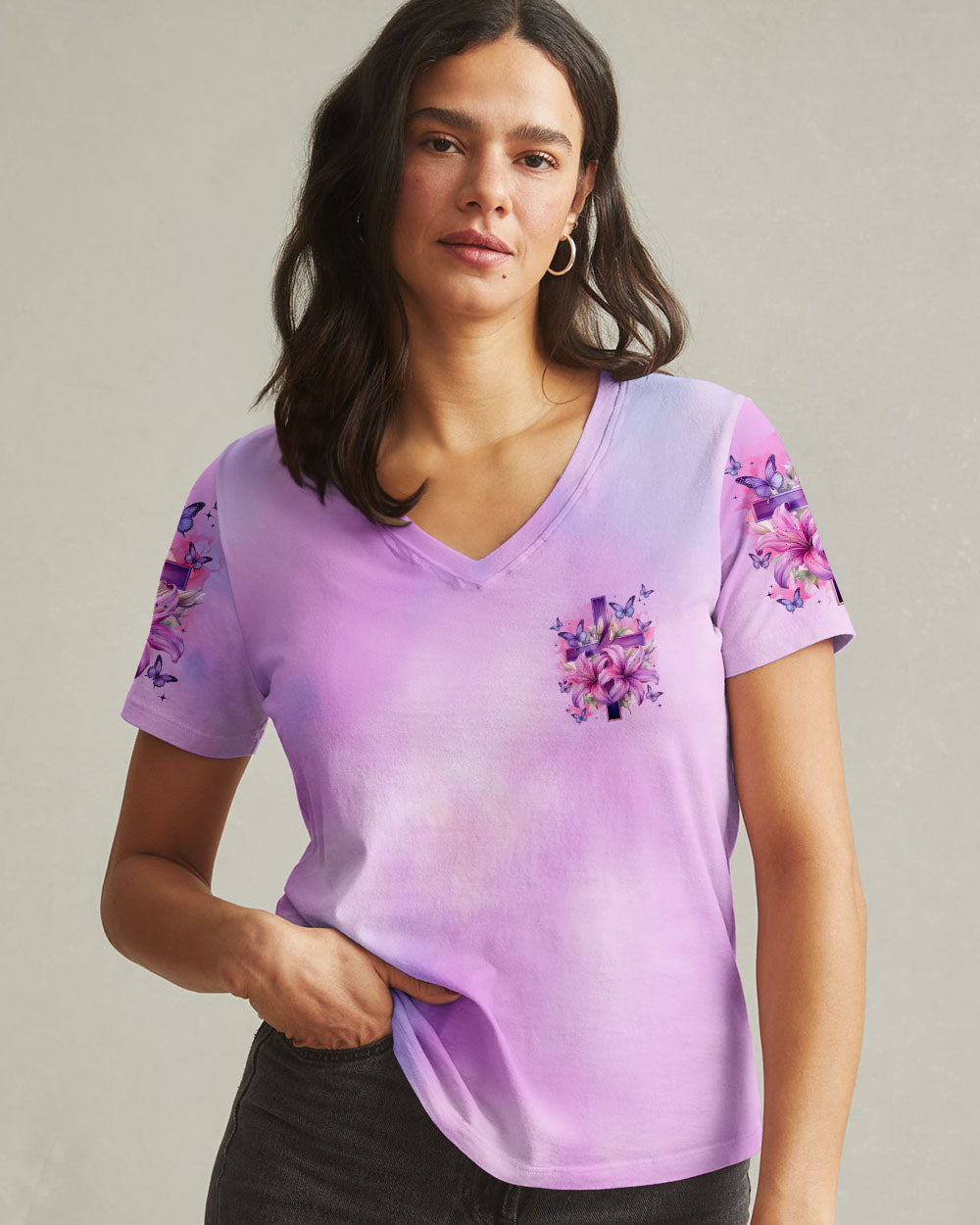 God Is With You Women's All Over Print Shirt - Tytm2611242