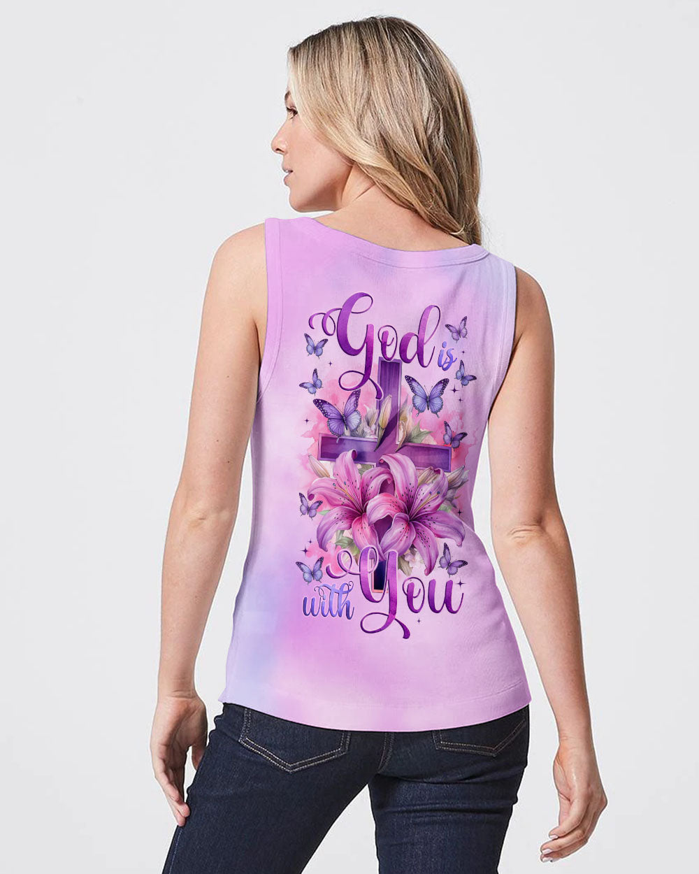 God Is With You Women's All Over Print Shirt - Tytm2611242