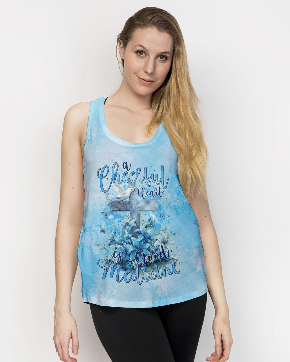 A Cheerful Heart Is Good Medicine Women's All Over Print Shirt - Tytm2803243