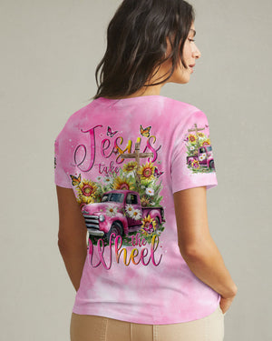 Jesus Take The Wheel Women's All Over Print Shirt - Tytm2907244