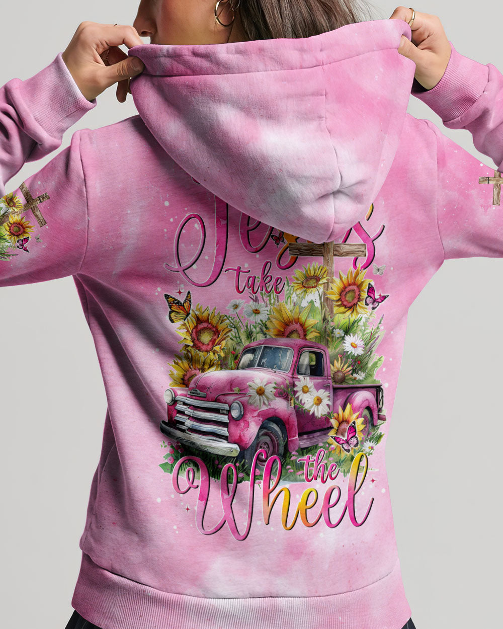 Jesus Take The Wheel Women's All Over Print Shirt - Tytm2907244