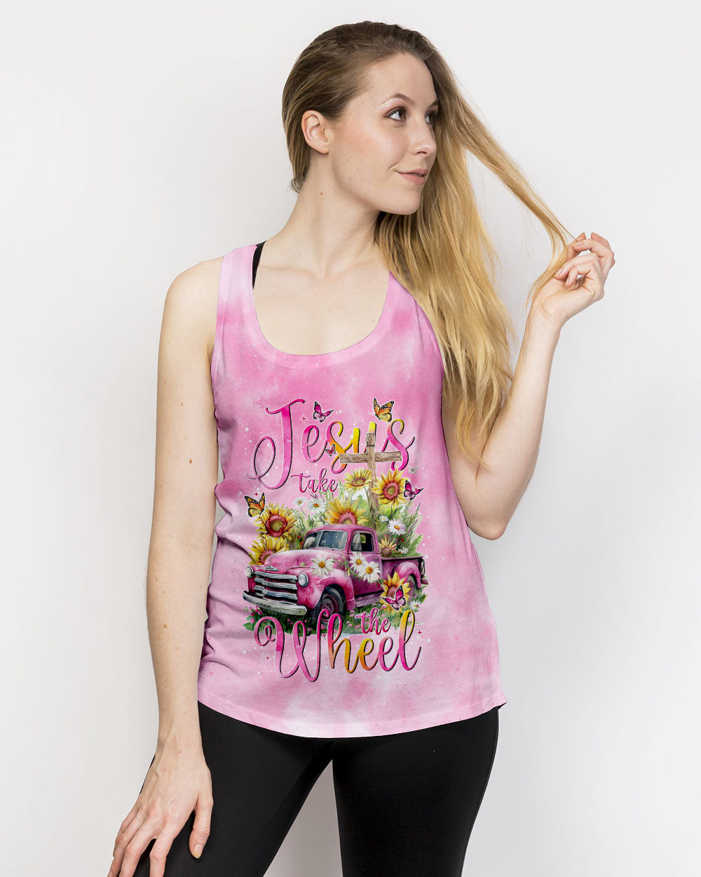 Jesus Take The Wheel Women's All Over Print Shirt - Tytm2907244