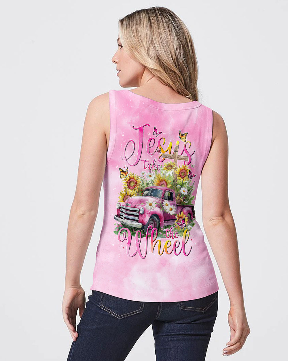 Jesus Take The Wheel Women's All Over Print Shirt - Tytm2907244