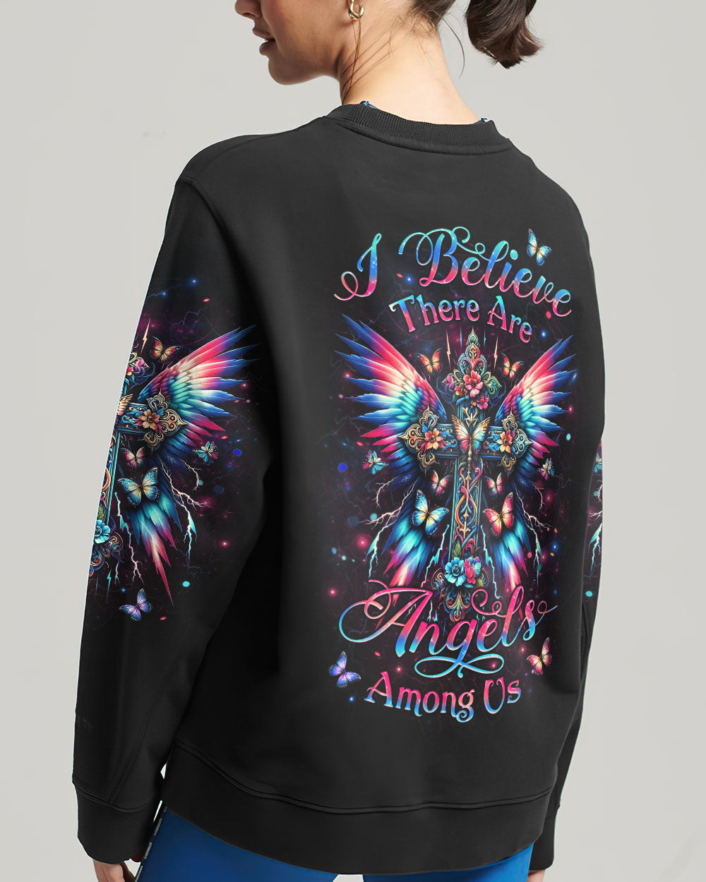 I Believe There Are Angels Among Us Women's All Over Print Shirt - Yhlt1512234