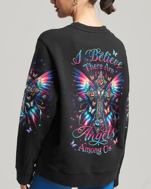 I Believe There Are Angels Among Us Women's All Over Print Shirt - Yhlt1512234