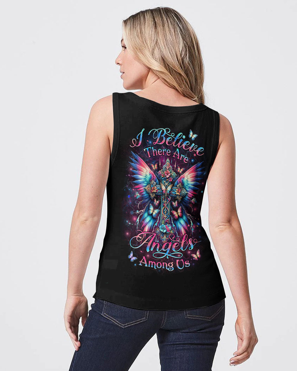 I Believe There Are Angels Among Us Women's All Over Print Shirt - Yhlt1512234