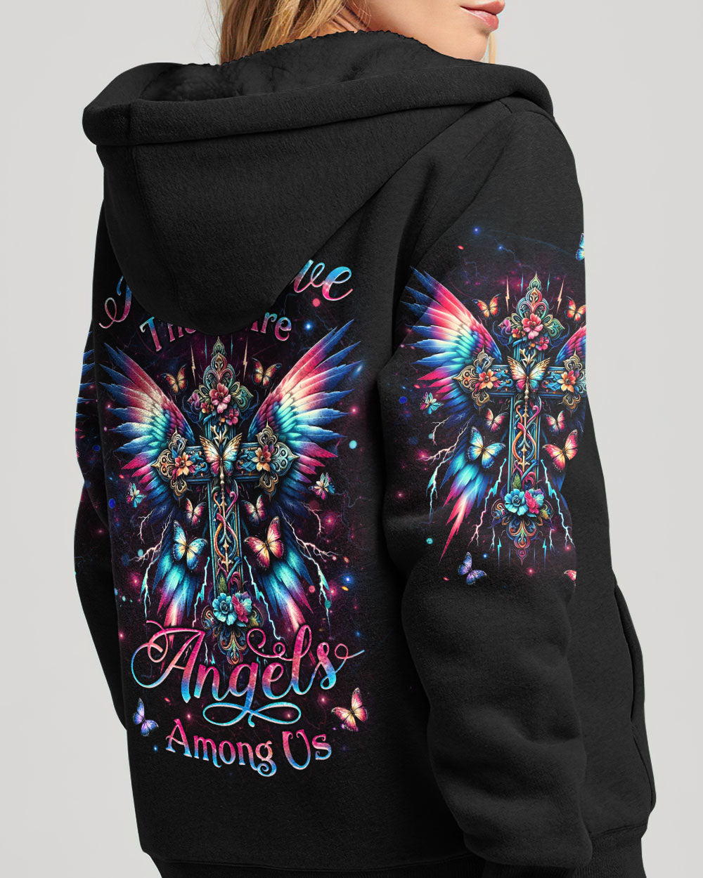 I Believe There Are Angels Among Us Women's All Over Print Shirt - Yhlt1512234