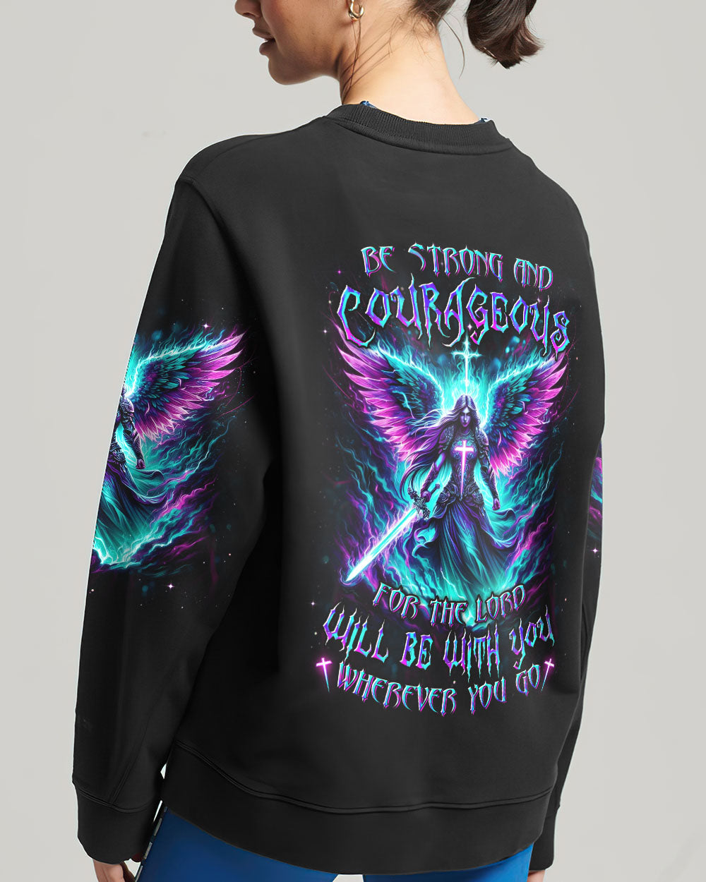 Be Strong And Courageous Women's All Over Print Shirt - Yhdu0103243