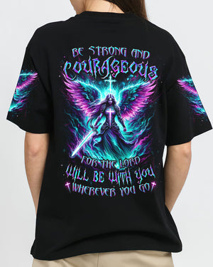 Be Strong And Courageous Women's All Over Print Shirt - Yhdu0103243