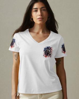 Runs On Jesus And Horses Women's All Over Print Shirt - Yhdu0107253