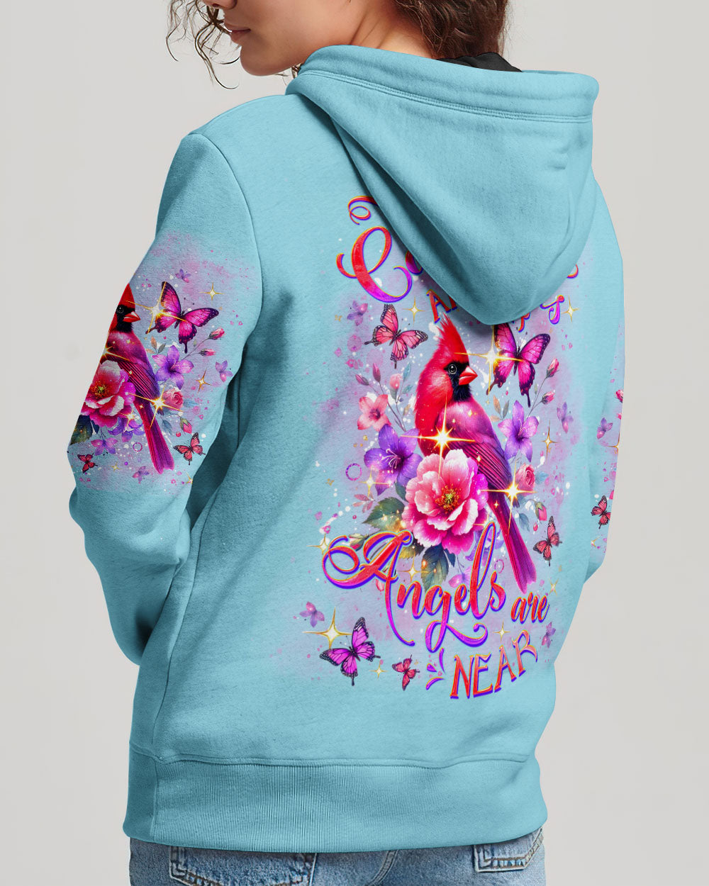 When Cardinals Appear Angels Are Near Women's All Over Print Shirt - Yhdu0201251