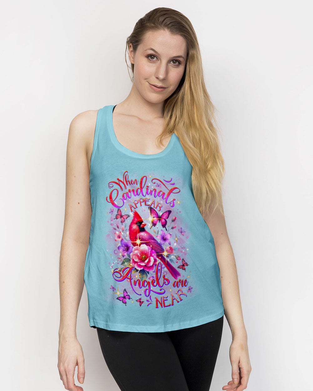 When Cardinals Appear Angels Are Near Women's All Over Print Shirt - Yhdu0201251