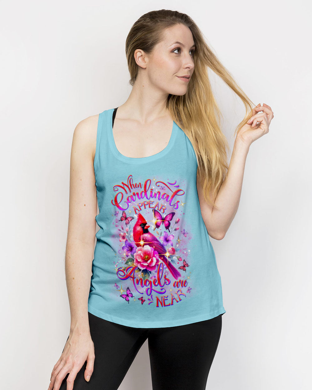 When Cardinals Appear Angels Are Near Women's All Over Print Shirt - Yhdu0201251