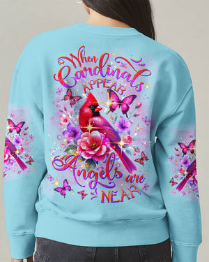 When Cardinals Appear Angels Are Near Women's All Over Print Shirt - Yhdu0201251