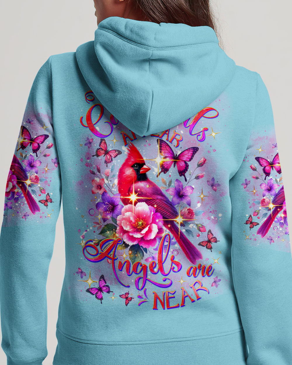 When Cardinals Appear Angels Are Near Women's All Over Print Shirt - Yhdu0201251
