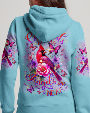 When Cardinals Appear Angels Are Near Women's All Over Print Shirt - Yhdu0201251