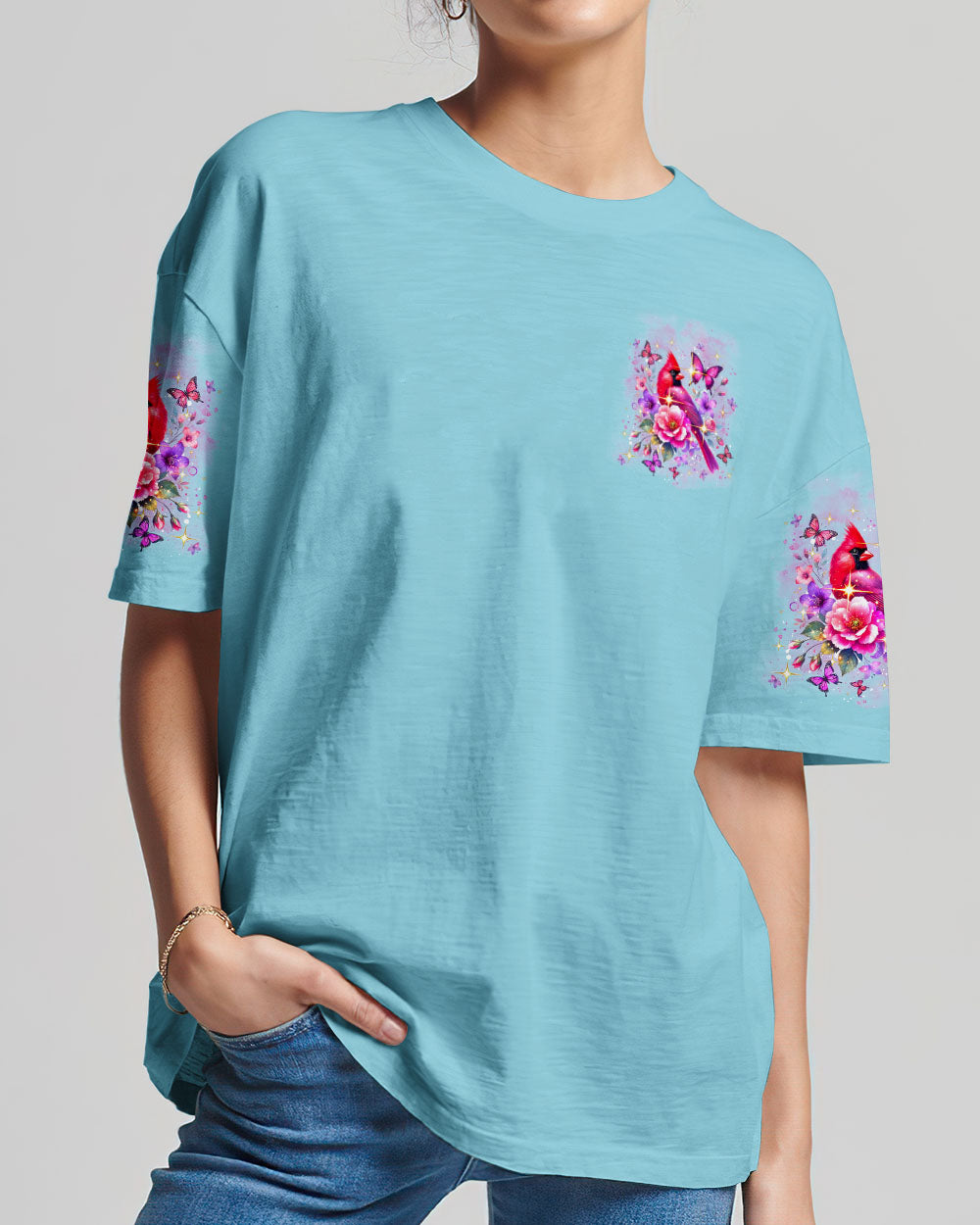 When Cardinals Appear Angels Are Near Women's All Over Print Shirt - Yhdu0201251
