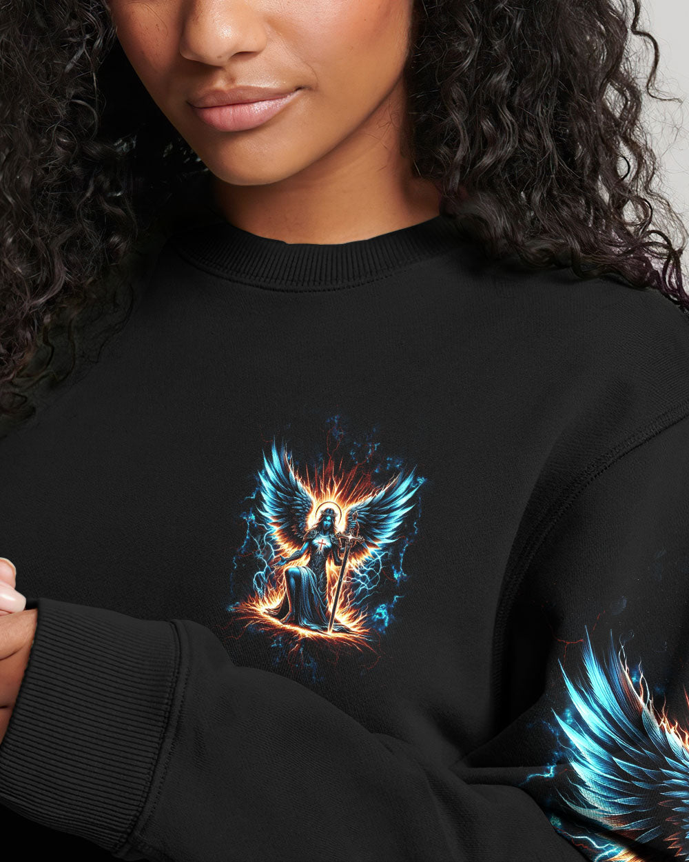 She Who Kneels Before God Women's All Over Print Shirt - Yhdu0203242