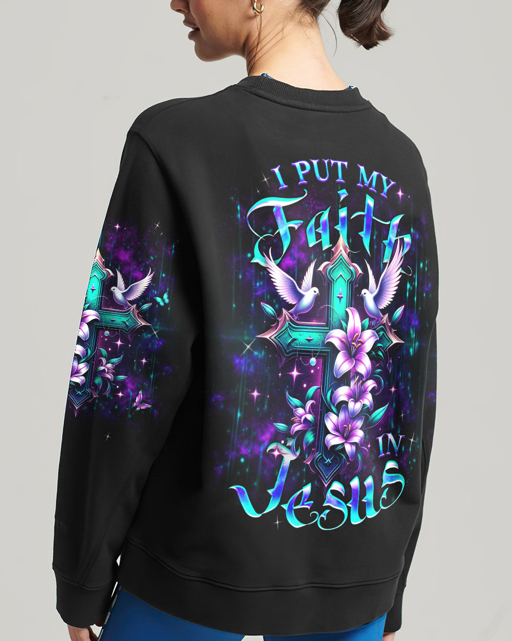 I Put My Faith In Jesus Women's All Over Print Shirt - Yhdu0210243