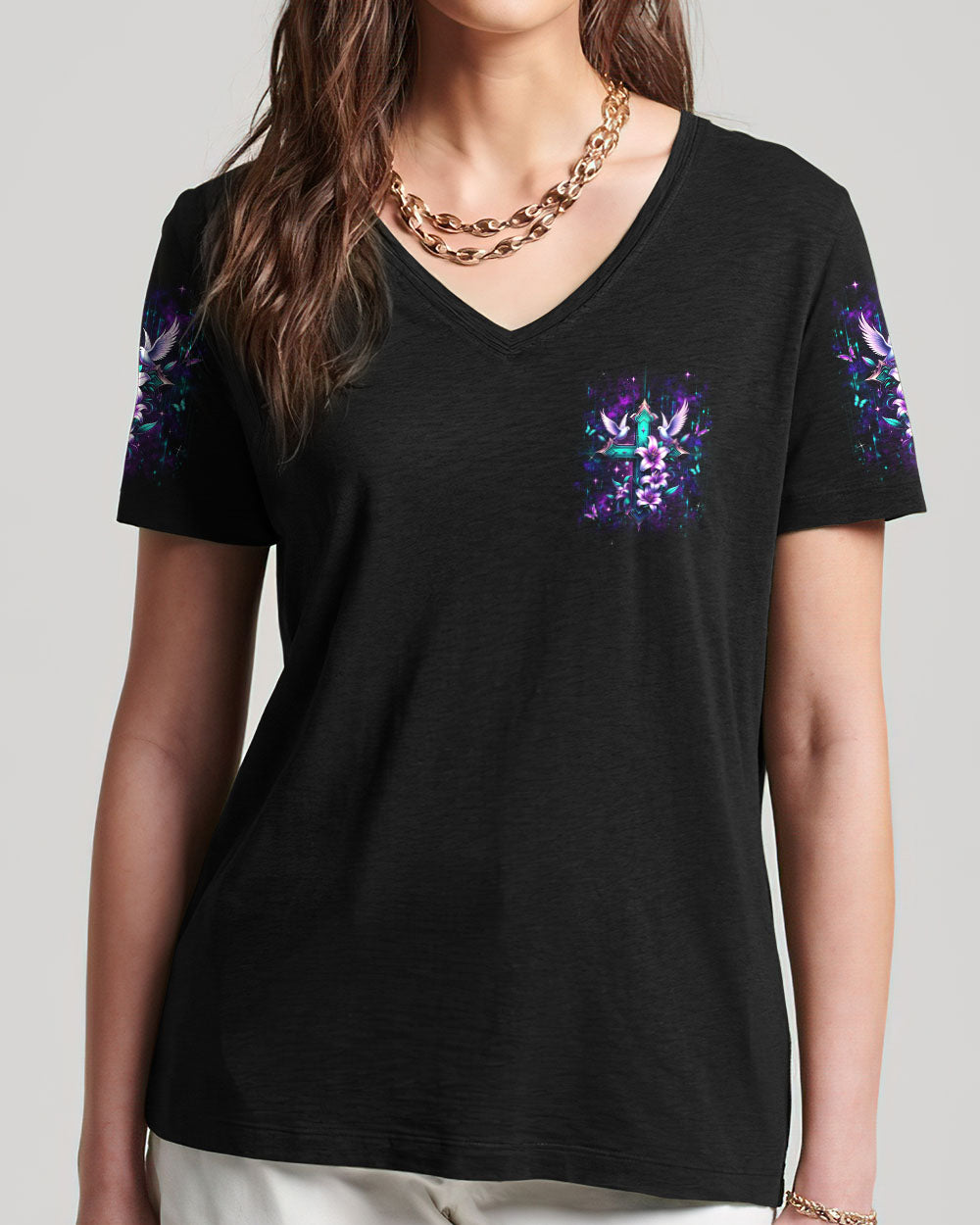 I Put My Faith In Jesus Women's All Over Print Shirt - Yhdu0210243