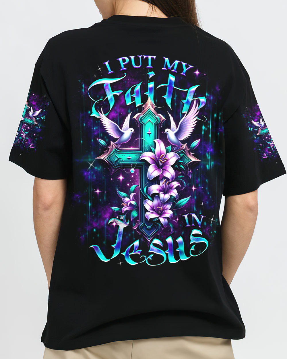 I Put My Faith In Jesus Women's All Over Print Shirt - Yhdu0210243