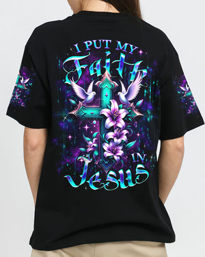 I Put My Faith In Jesus Women's All Over Print Shirt - Yhdu0210243