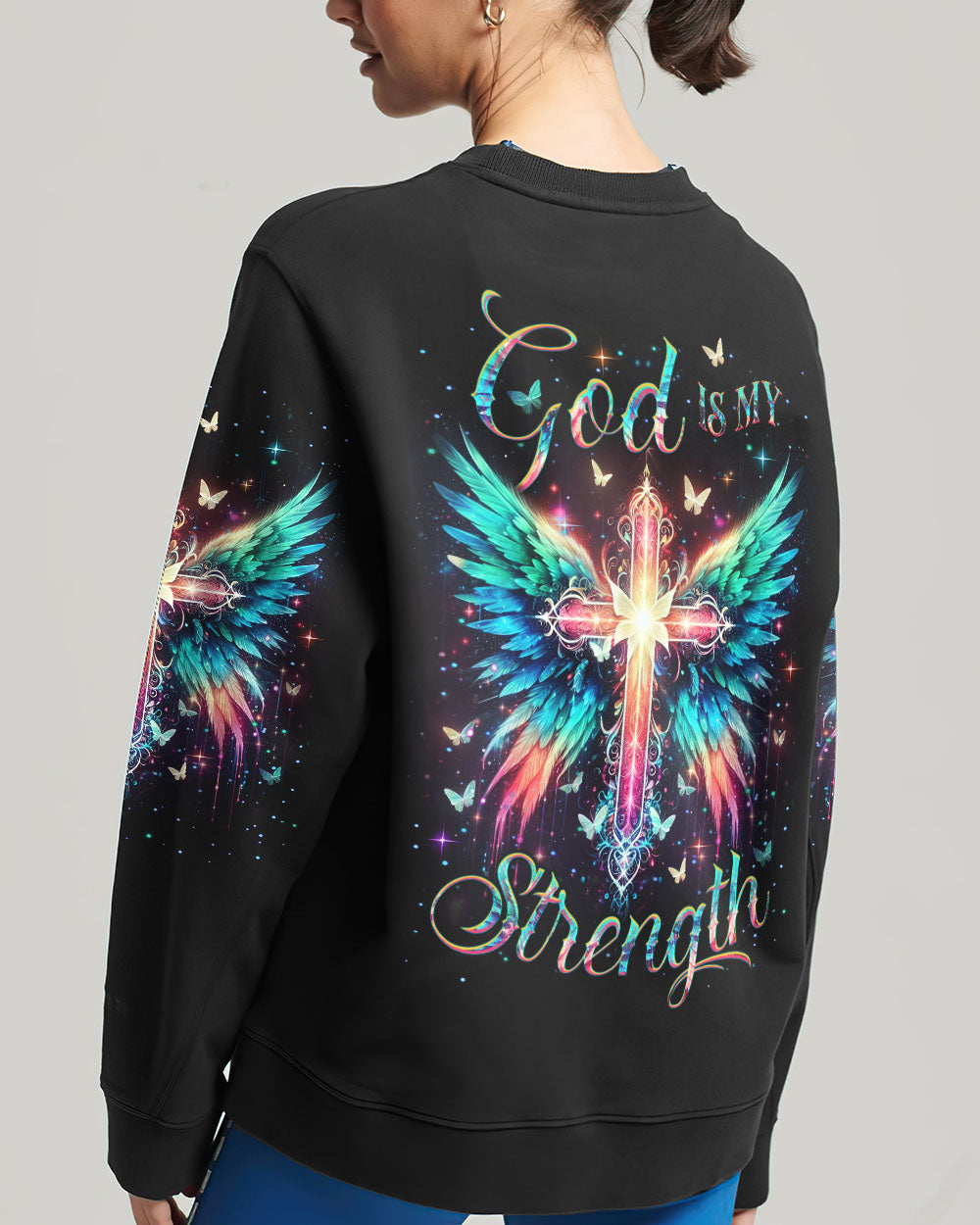 God Is My Strength Women's All Over Print Shirt - Yhdu0301243
