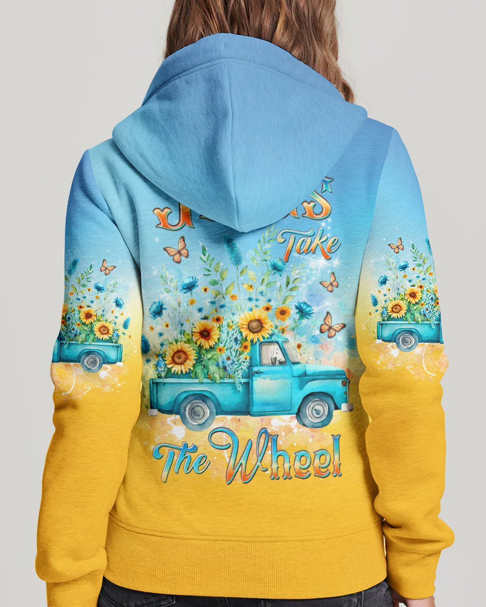Jesus Take The Wheel Women's All Over Print Shirt - Yhdu0302253