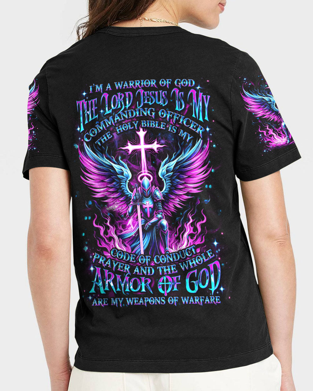 I'm A Warrior Of God Women's All Over Print Shirt - Yhdu0306243