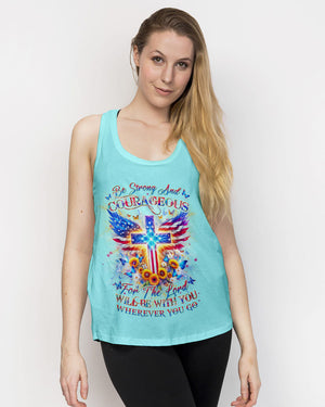 Be Strong And Courageous Women's All Over Print Shirt - Yhdu0401242