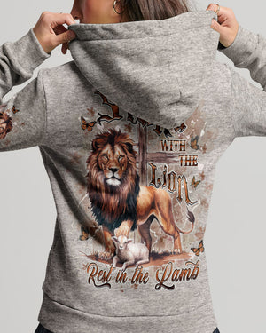 Stand With The Lion Rest In The Lamb Women's All Over Print Shirt - Yhdu0403253