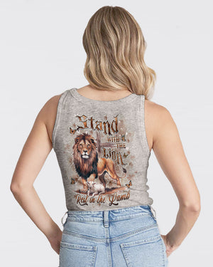 Stand With The Lion Rest In The Lamb Women's All Over Print Shirt - Yhdu0403253