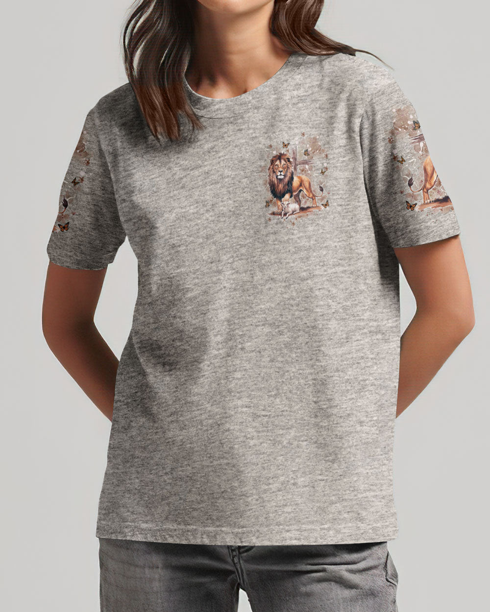 Stand With The Lion Rest In The Lamb Women's All Over Print Shirt - Yhdu0403253