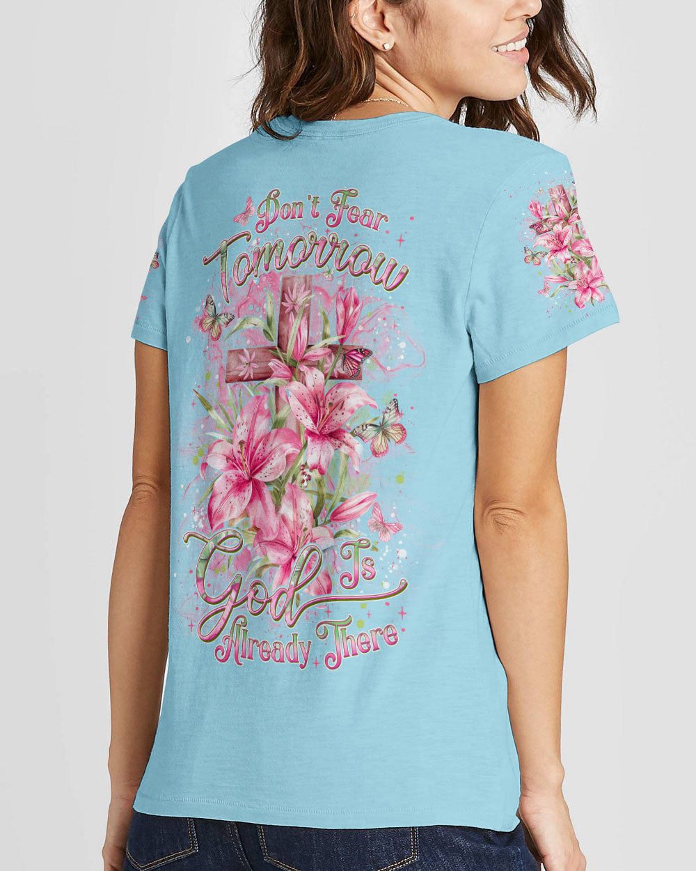 Don't Fear Tomorrow God Is Already There Women's All Over Print Shirt - Yhdu0603244