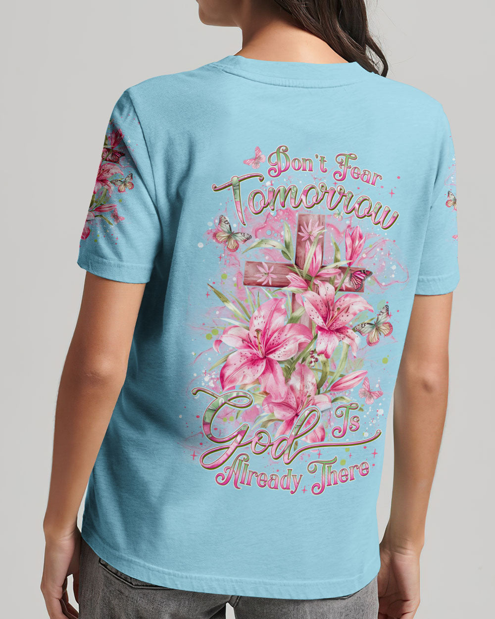 Don't Fear Tomorrow God Is Already There Women's All Over Print Shirt - Yhdu0603244