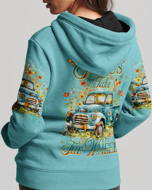 Jesus Take The Wheel Women's All Over Print Shirt - Yhdu0605244