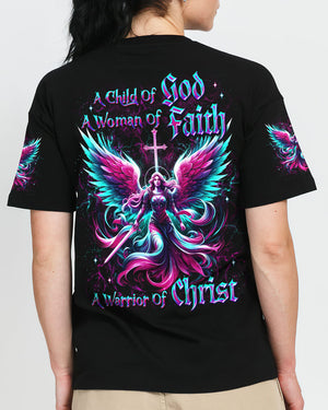 A Child Of God A Woman Of Faith Women's All Over Print Shirt - Yhdu0611243
