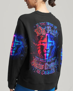 Jesus Dropped The Charges Lion Women's All Over Print Shirt - Yhdu0707253