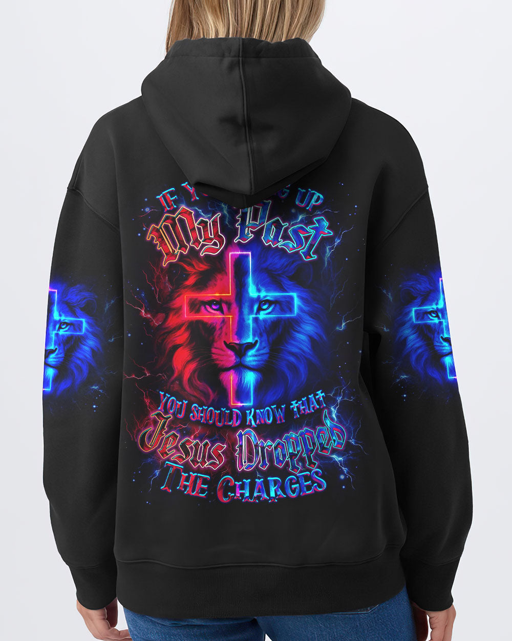 Jesus Dropped The Charges Lion Women's All Over Print Shirt - Yhdu0707253
