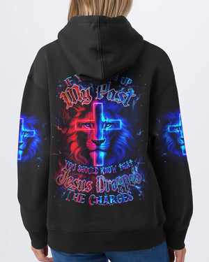 Jesus Dropped The Charges Lion Women's All Over Print Shirt - Yhdu0707253