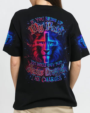 Jesus Dropped The Charges Lion Women's All Over Print Shirt - Yhdu0707253