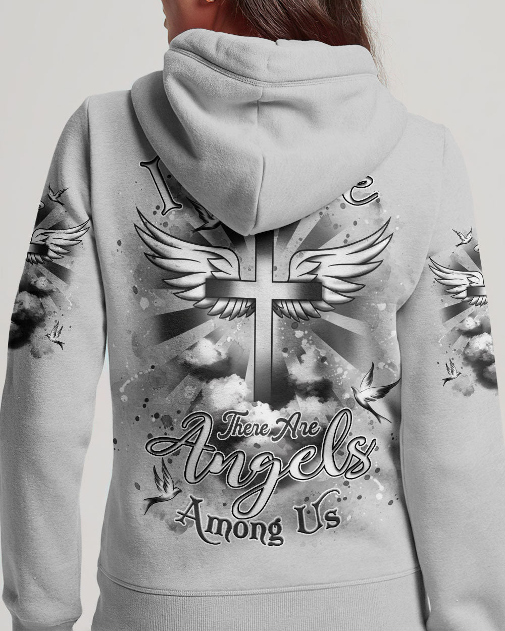 I Believe There Are Angels Among Us Women's All Over Print Shirt - Yhdu0804253