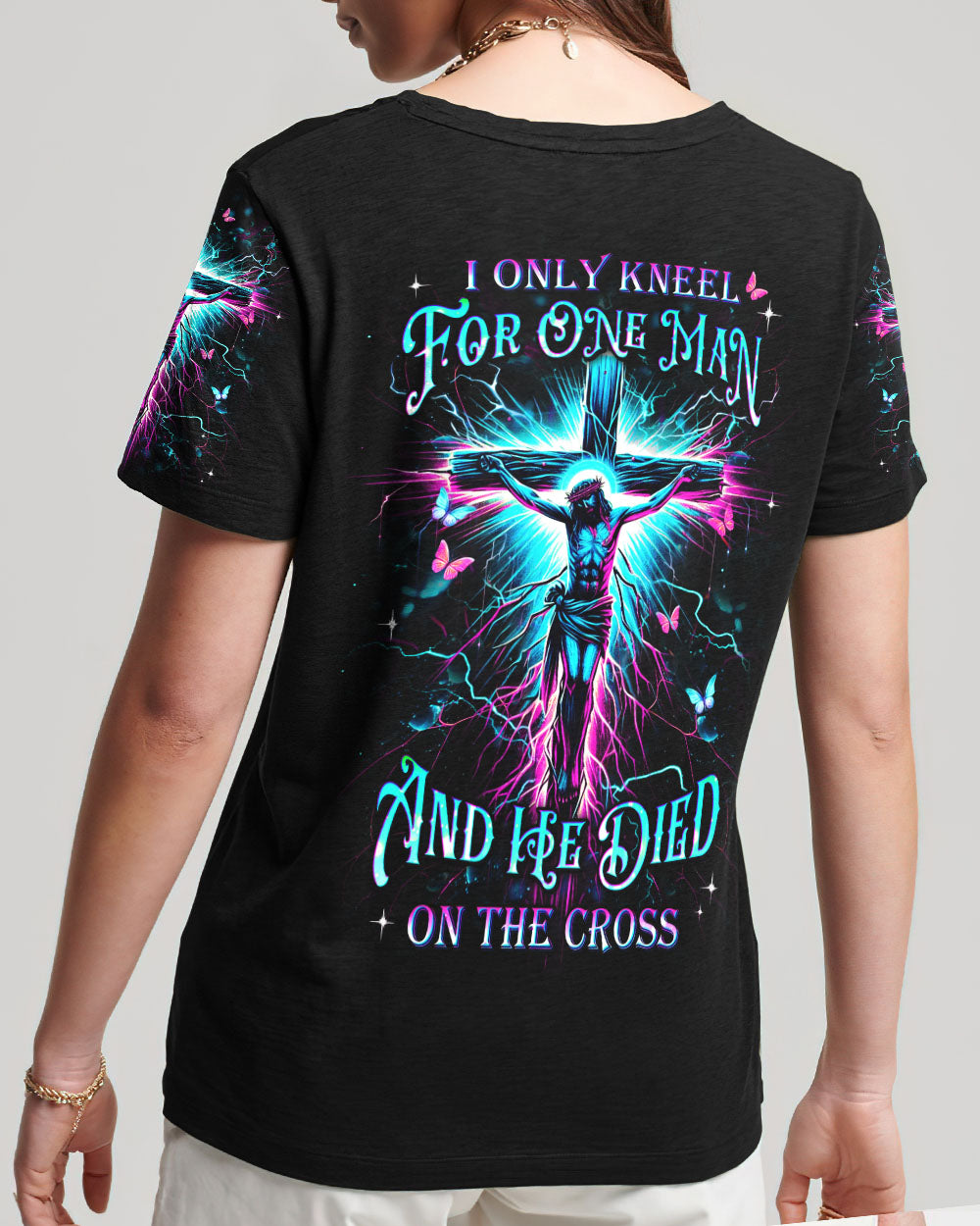 I Only Kneel For One Man Women's All Over Print Shirt - Yhdu0904244